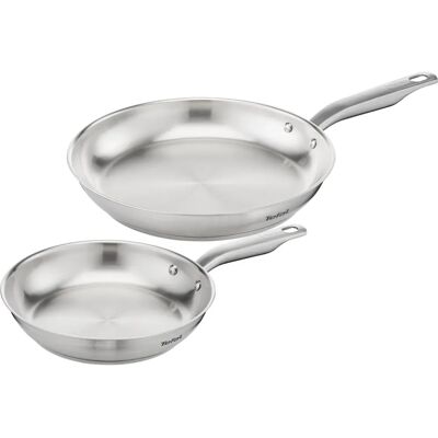 TEFAL Virtuoso Stainless Steel Pan Set - Induction Compatible TEFAL Virtuoso Stainless Steel Pan Set - Induction Compatible