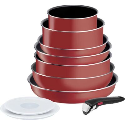 Sada nádobí Tefal L1529402 - Nepřilnavé, Vhodné pro všechny sporáky, 10 kusů Sada nádobí Tefal L1529402 - Nepřilnavé, Vhodné pro všechny sporáky, 10 kusů
