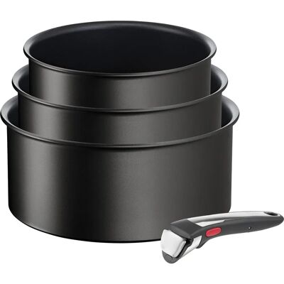Ensemble de 4 casseroles Tefal Ingenio - Induction Antiadhésif Ensemble de 4 casseroles Tefal Ingenio - Induction Antiadhésif