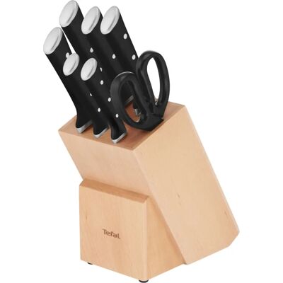 Tefal Ice Force K232S7 7-delige Messet - Roestvrij Staal - Keukengerei Tefal Ice Force K232S7 7-delige Messet - Roestvrij Staal - Keukengerei