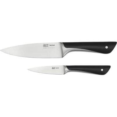 Tefal Jamie Oliver Knife Set - 2 Pcs - German Stainless Steel Tefal Jamie Oliver Knife Set - 2 Pcs - German Stainless Steel