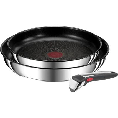 Tefal Ingenio Preference On Cookware Set - Black, 22/26cm Pans Tefal Ingenio Preference On Cookware Set - Black, 22/26cm Pans