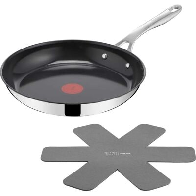 Tefal Jamie Oliver H8802S34 Padella - Acciaio inox, Antiaderente in ceramica, Uso generico Tefal Jamie Oliver H8802S34 Padella - Acciaio inox, Antiaderente in ceramica, Uso generico