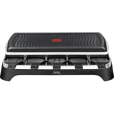 Tefal RE4588 - Schwarz, Edelstahl - Raclette Grill Tefal RE4588 - Schwarz, Edelstahl - Raclette Grill