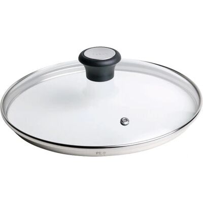 Tefal Lock 26cm - Genomskinlig, Rostfritt stål, Svart Tefal Lock 26cm - Genomskinlig, Rostfritt stål, Svart