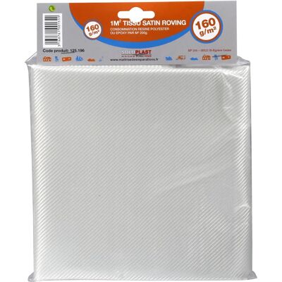 Tissu de verre Soloplast 160g/m² - Renforce Résines pour Nautisme et Course - Publicité Tissu de verre Soloplast 160g/m² - Renforce Résines pour Nautisme et Course - Publicité