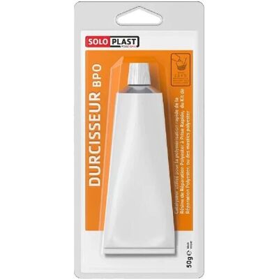 SOLOPLAST - BPO 50g - Rouge - Paste - Catalyst paste - Publicité SOLOPLAST - BPO 50g - Rouge - Paste - Catalyst paste - Publicité