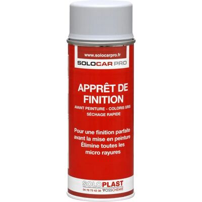 Aérosol de finition primer SoloPlastic 400ml - Gris - Publicité Aérosol de finition primer SoloPlastic 400ml - Gris - Publicité