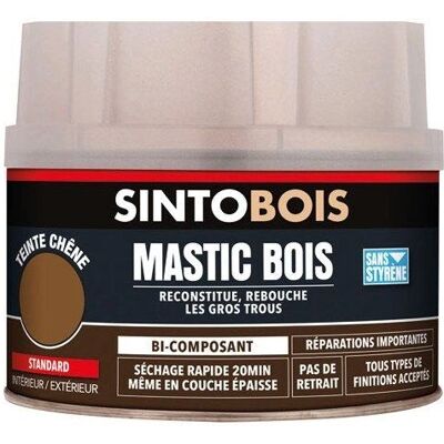 Sinto/Brunel Mastic Bicomposant pour Bois - Chêne - Pot 1090ml - Publicité Sinto/Brunel Mastic Bicomposant pour Bois - Chêne - Pot 1090ml - Publicité