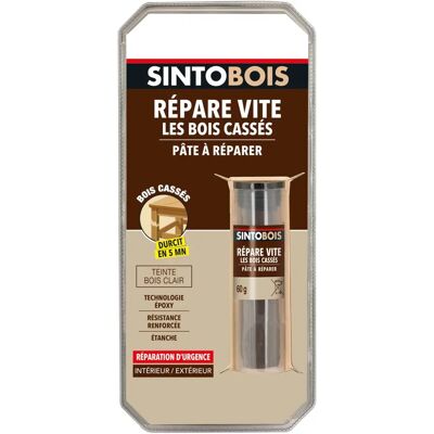 Sinto Pâte epoxy spécial bois Sinto bois clair - Stucco epossidico per legno Sinto Pâte epoxy spécial bois Sinto bois clair - Stucco epossidico per legno
