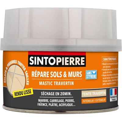 SINTO SA Sintopierre Mastic Beige pour Pierre - 170ml - Publicité SINTO SA Sintopierre Mastic Beige pour Pierre - 170ml - Publicité