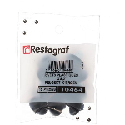 Topcar - Restagraf - Ø8.2mm - 12 Stk - Kunststoffnägel Topcar - Restagraf - Ø8.2mm - 12 Stk - Kunststoffnägel