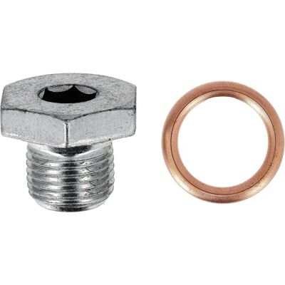RESTAGRAF Oil Drain Plug - M14 x 1.25 - 21mm - 14.2mm - 19.9mm - With Seal - Oil Drain Plug RESTAGRAF Oil Drain Plug - M14 x 1.25 - 21mm - 14.2mm - 19.9mm - With Seal - Oil Drain Plug