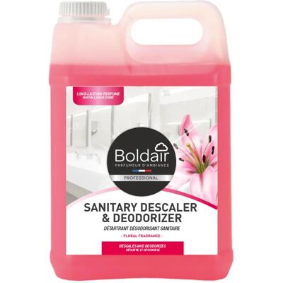 Boldair Détartrant et Désodorisant Sanitaire - Floral - 5 L - Publicité Boldair Détartrant et Désodorisant Sanitaire - Floral - 5 L - Publicité