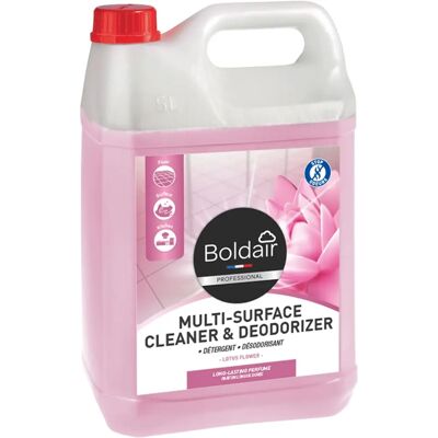Boldair Nettoyant Multi-surfaces et Désodorisant - 5L - Publicité Boldair Nettoyant Multi-surfaces et Désodorisant - 5L - Publicité