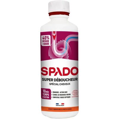 Spado Profi Abflussreiniger - 500ml - Effektiv in 10 Minuten Spado Profi Abflussreiniger - 500ml - Effektiv in 10 Minuten