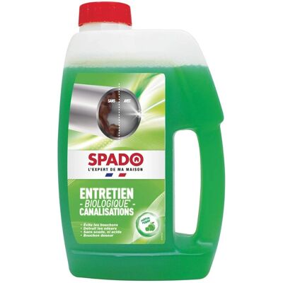 Spado Expert Nettoyant Canalisations Biologique 1l - Nettoyant canalisation - Publicité Spado Expert Nettoyant Canalisations Biologique 1l - Nettoyant canalisation - Publicité