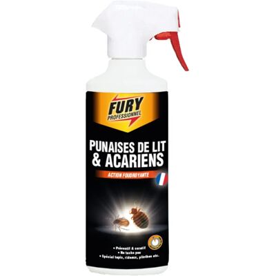 Fury Insecticida para Chinches y Ácaros 500ml - Pack de 6 Fury Insecticida para Chinches y Ácaros 500ml - Pack de 6