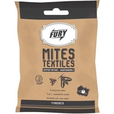 Fury Modèle - Crochets Anti-Acariens pour Textiles - Lot de 4 - Publicité Fury Modèle - Crochets Anti-Acariens pour Textiles - Lot de 4 - Publicité