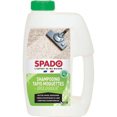 Shampoing biologique pour tapis et moquettes - 1L - Publicité Shampoing biologique pour tapis et moquettes - 1L - Publicité