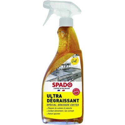 Gel Ultra Dégraissant Spado - Pulvérisateur 750ml - Nettoyant Cuisine - Publicité Gel Ultra Dégraissant Spado - Pulvérisateur 750ml - Nettoyant Cuisine - Publicité