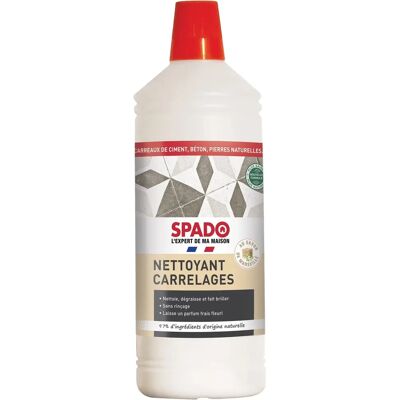 Spado Nettoyant Carrelages au Savon de Marseille - 1L Anthracite - Publicité Spado Nettoyant Carrelages au Savon de Marseille - 1L Anthracite - Publicité