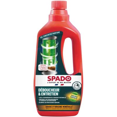 Spado Déboucheur Canalisations Menthe 1L - Déboucheur et Entretien - Publicité Spado Déboucheur Canalisations Menthe 1L - Déboucheur et Entretien - Publicité
