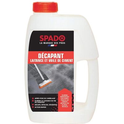 Spado Détartrant à l'efflorescence de ciment - 1L - Publicité Spado Détartrant à l'efflorescence de ciment - 1L - Publicité