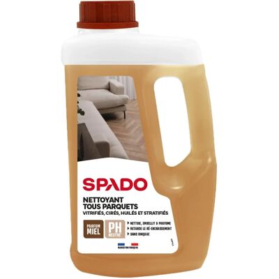 Limpiador de parquet Spado - pH neutro - Fragancia a cera de abeja - Para suelos de madera Limpiador de parquet Spado - pH neutro - Fragancia a cera de abeja - Para suelos de madera