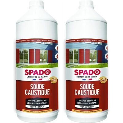 Spado Expert Gel de Soude Caustique - 1L - Produit de Nettoyage - Publicité Spado Expert Gel de Soude Caustique - 1L - Produit de Nettoyage - Publicité