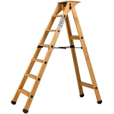 Centaure Modèle 483206 - Échelle en bois avec 6 marches - Publicité Centaure Modèle 483206 - Échelle en bois avec 6 marches - Publicité