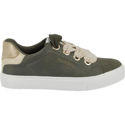 Kaporal Golden Chaussures de Basket pour Femmes Khaki - Basket Shoes - Publicité Kaporal Golden Chaussures de Basket pour Femmes Khaki - Basket Shoes - Publicité