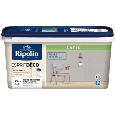 Pittura Murale RIPOLIN Sichuan Satin Pepper - 2,5L Pittura Murale RIPOLIN Sichuan Satin Pepper - 2,5L