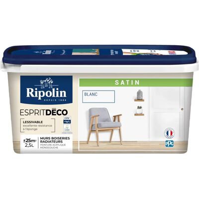 Pintura de Pared Satinada Blanca Ripolin - Pintura Pintura de Pared Satinada Blanca Ripolin - Pintura