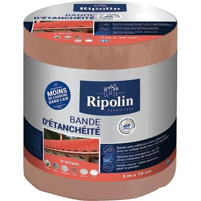 Nastro sigillante Ripolin - 3m x 10cm - Terracotta - Impermeabile, Resistente ai raggi UV, Facile da applicare Nastro sigillante Ripolin - 3m x 10cm - Terracotta - Impermeabile, Resistente ai raggi UV, Facile da applicare