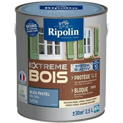 Pintura Satinada Azul Pastel Ripolin - Madera - 2,5L Pintura Satinada Azul Pastel Ripolin - Madera - 2,5L