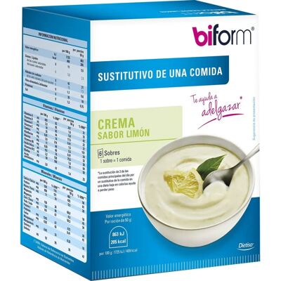 Biform Lemon Flavour Cream - Dessert Mix - 6 Sachets Biform Lemon Flavour Cream - Dessert Mix - 6 Sachets