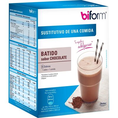 Batido de Chocolate Biform - 5 Sobres - Sustituto de Comida Batido de Chocolate Biform - 5 Sobres - Sustituto de Comida
