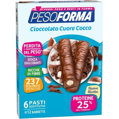 Nutrition & Sante' Italia Spa Pesoforma Barrette - Cocco - Sostituto Pasti Nutrition & Sante' Italia Spa Pesoforma Barrette - Cocco - Sostituto Pasti