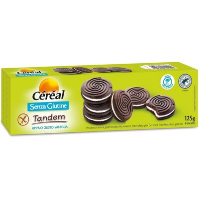 Biscotti Céréal con Ripieno di Vaniglia - Senza Glutine Biscotti Céréal con Ripieno di Vaniglia - Senza Glutine
