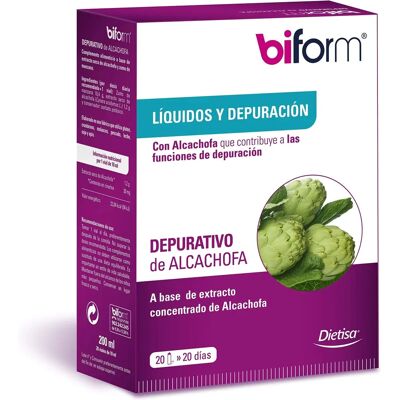 Biform Depurativo de Alcachofa - Suplemento Dietético de Extracto de Alcachofa Biform Depurativo de Alcachofa - Suplemento Dietético de Extracto de Alcachofa