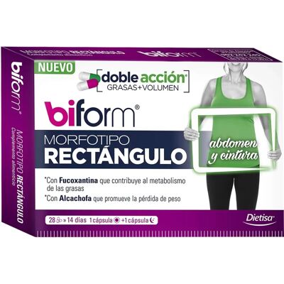 Biform Morfotipo Rectángulo - Metabolismo de grasas y cintura - 28 cápsulas Biform Morfotipo Rectángulo - Metabolismo de grasas y cintura - 28 cápsulas