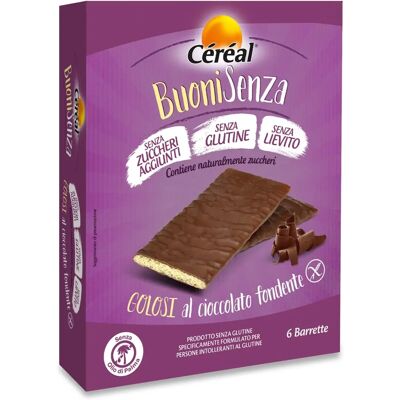 Barretta di cereali Nutrition & Santé Italia - Cioccolato fondente 75% - Senza glutine Barretta di cereali Nutrition & Santé Italia - Cioccolato fondente 75% - Senza glutine