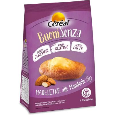 Nutrition & Sante' Italia Spa Madeleine alle Mandorle - Snack Senza Glutine Nutrition & Sante' Italia Spa Madeleine alle Mandorle - Snack Senza Glutine