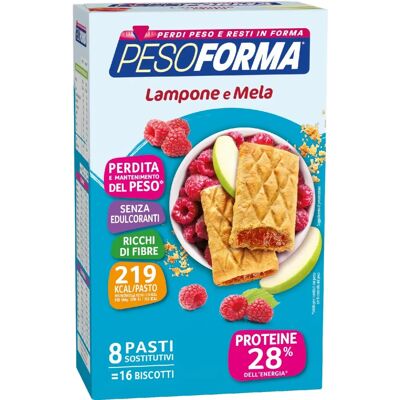 Nutrition & Sante' Italia Spa Pesoforma Biscotti Lampone Mela - Sostituto Pasti Nutrition & Sante' Italia Spa Pesoforma Biscotti Lampone Mela - Sostituto Pasti