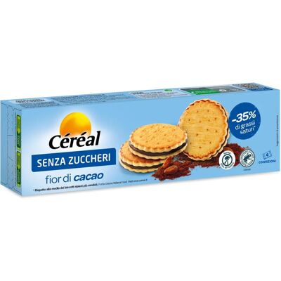 Biscotti Cereali Fior di Cacao Senza Zucchero - Céréal Biscotti Cereali Fior di Cacao Senza Zucchero - Céréal