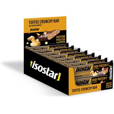 Isostar 30g Fehérje szelet - Toffee-Crunch - Magas Fehérje Snack Isostar 30g Fehérje szelet - Toffee-Crunch - Magas Fehérje Snack
