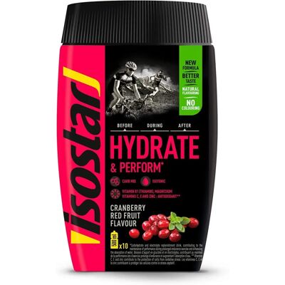 Isostar Hydrate & Perform Pulver - Preiselbeere - Rote Frucht Isostar Hydrate & Perform Pulver - Preiselbeere - Rote Frucht