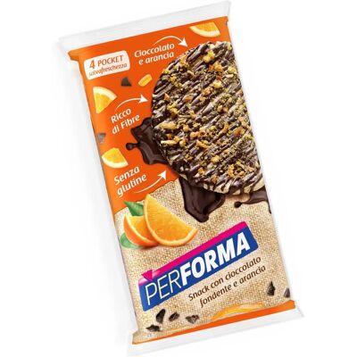 Nutrition & Sante' Italia Performa Gallette di Riso Cioccolato Arancia - Snack Nutrition & Sante' Italia Performa Gallette di Riso Cioccolato Arancia - Snack