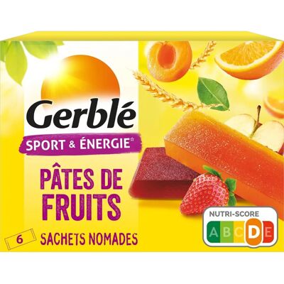 Gerblé 99281 Snack Pâte de Fruits - Plusieurs Couleurs - Publicité Gerblé 99281 Snack Pâte de Fruits - Plusieurs Couleurs - Publicité